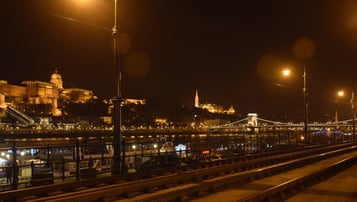 Buda Castle across Danube river- Budapest by Yogesh Aggrawal 